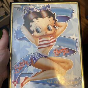 BETTY BOOP 8X10 FRAMED PICTURE Excellent